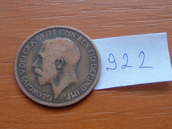 ANGOL ANGLIA 1/2 HALF PENNY 1918 King George V. #922