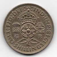 Nagy-Britannia 2 angol Shilling, 1948