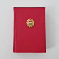 A Magyar Népköztársaság Alkotmánya minikönyv