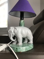 Vintage elefántos kerámia lámpa