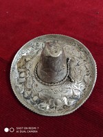 Ezüst mexikói szombréró (925)