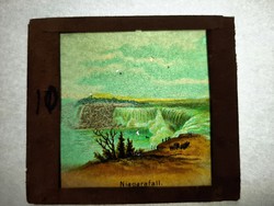 Antik dia. Üveglapra festett képek. 1870-1906  Események 1db    25.