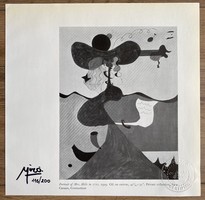 Joan Miro eredetigazolással