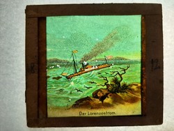 Antik dia. Üveglapra festett képek. 1870-1906  Események 1db    24.
