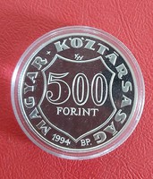 .925 ezüst Kossuth 500 HUF érme - 1994