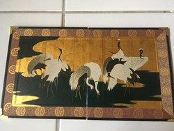 Különleges japán Kano Tanyu - Darvak reprodukció