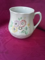 Kőbánya, drasche porcelain, floral, belly mug, jar. Cheaper!