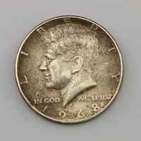 Half dollar usa, kennedy half dollar 1968, kennedy half dollar usa 1968