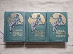 Az iparművészet könyve I-III. Ráth György - bontatlan reprint kiadás, fóliában