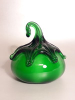 A broken glass fruit gourd made by hand? Paperweight table decoration
