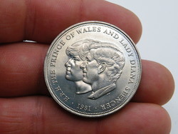KK1212 1981 Anglia 25 pence érme Diana hercegnő