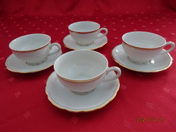 MZ Csehszlovák porcelán antik kávéscsésze + alátét. Vanneki!