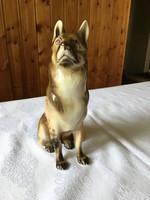 Porcelán kutya (sérült)(Royal dux)