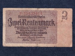 Németország Harmadik Birodalom (1933-1945) 2 járadék márka bankjegy 1937 (id46812)