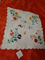 Hand embroidered tablecloth 42x40 cm