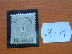 OSZTRÁK Török-birodalmi osztrák Posta 10 PARA / 3 SLD 1886 9. számú felár 170M
