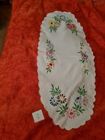Hand embroidered tablecloth 78x35 cm