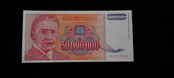 Jugoszlávia, 50000000 Dinár 1993 Unc.