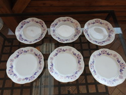Zsolnay rare pattern plate set