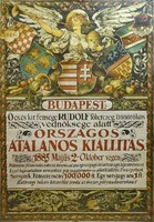 0H873 Benczúr Gyula nagyméretű plakát reprint 1885