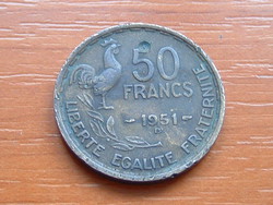 FRANCIA 50 FRANCS FRANK 1951 B (Beaumont-le-Roger) #