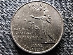 USA 50 State Quarters Hawaii 1/4 Dollár 2008 D (id47176)