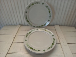 Alföld porcelán_zöld magyaros_süteménykínáló tál