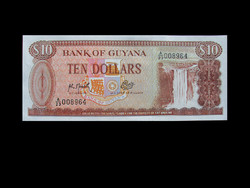 UNC - 10 DOLLÁR - GUYANA - 1992 (Old Money)
