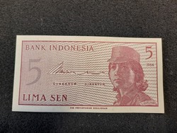 Indonézia 5 Sen 1964 UNC