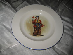 Eschenbach  bohócös  tányér   22,5 cm