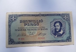 1 Millió Pengő Bankjegy 1945 (AA-02)