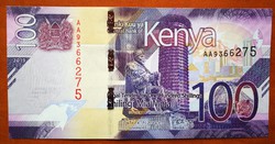 Kenya 100 Shillingi 2019 UNC