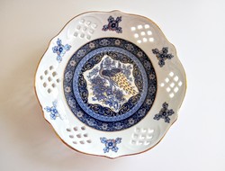 Chinese blue-gold peacock bowl