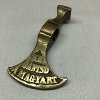 Fokos bronz Ne Bántsd A Magyart  8x5 cm
