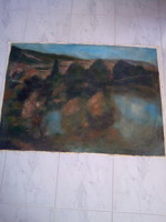 Gyula Bakányi painting 80 x 100 cm