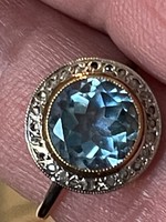 Régi szép 14 kr aranygyűrű szép gyémántokkal diszitve eladó!Ara:29000.-