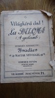 Antik kotta csomag 6 db -Bástyasétány 77,A galamb,Pajace-prológ,Ó sole mio,Csinom Palkó,Handel,Gluck