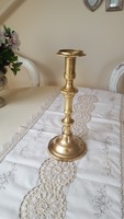 Large brass candle holder 30 cm.