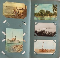 Pack of 520 postcards in Balaton, cities, actors, holidays, in Berakó