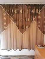 Finished sewn curtains of special style and material
