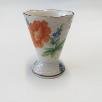 Ó Herend 1941 floral mini porcelain vase 4.5 Cm.