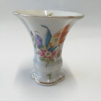Herendi Tulipán Virágos Mini Porcelán Váza 6.5 cm
