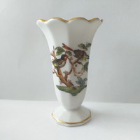 Herendi Rothschild Mini Porcelán Váza 6.5 cm