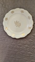 Barokk cseh aranyviragos tányér. 26 cm