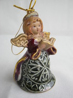 Ceramic bell angel