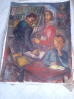 Gyula Bakányi painting 130 x 100 cm
