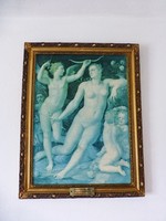 Venus, Amor és a Féltékenység Agnolo di Cosimo Bronzino. Helyettesítő,minőségi nyomat