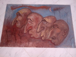 Gyula Bakányi painting 50 x 80 cm