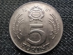 Népköztársaság (1949-1989) 5 Forint 1981 BP (id38036)