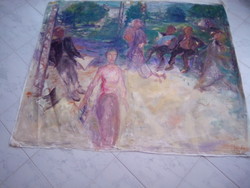 Gyula Bakányi painting 110 x 140 cm